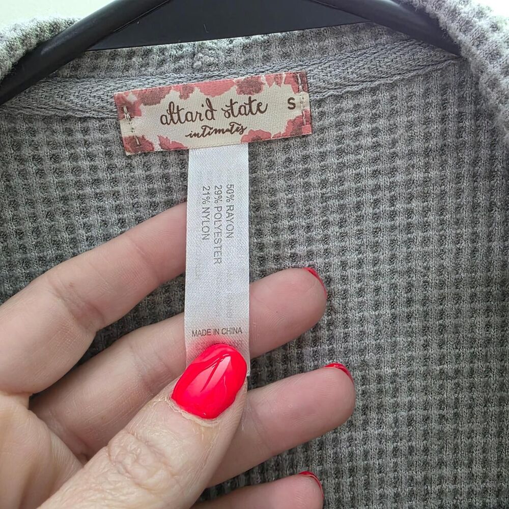Altar-d-state Women's Grey Robe - Picture 3 of 3